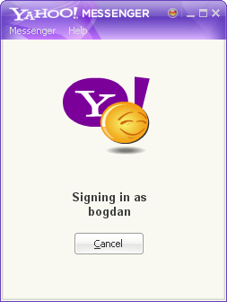 Logging in